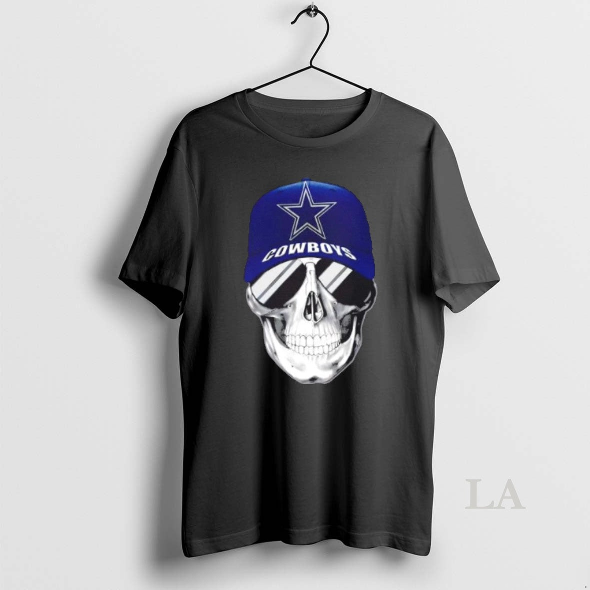 Original Skull Wearing A Cap And Smile Dallas Cowboys Fans T-Shirts, Hoodie, Sweatshirt | AU18TeeNovaLab.com
