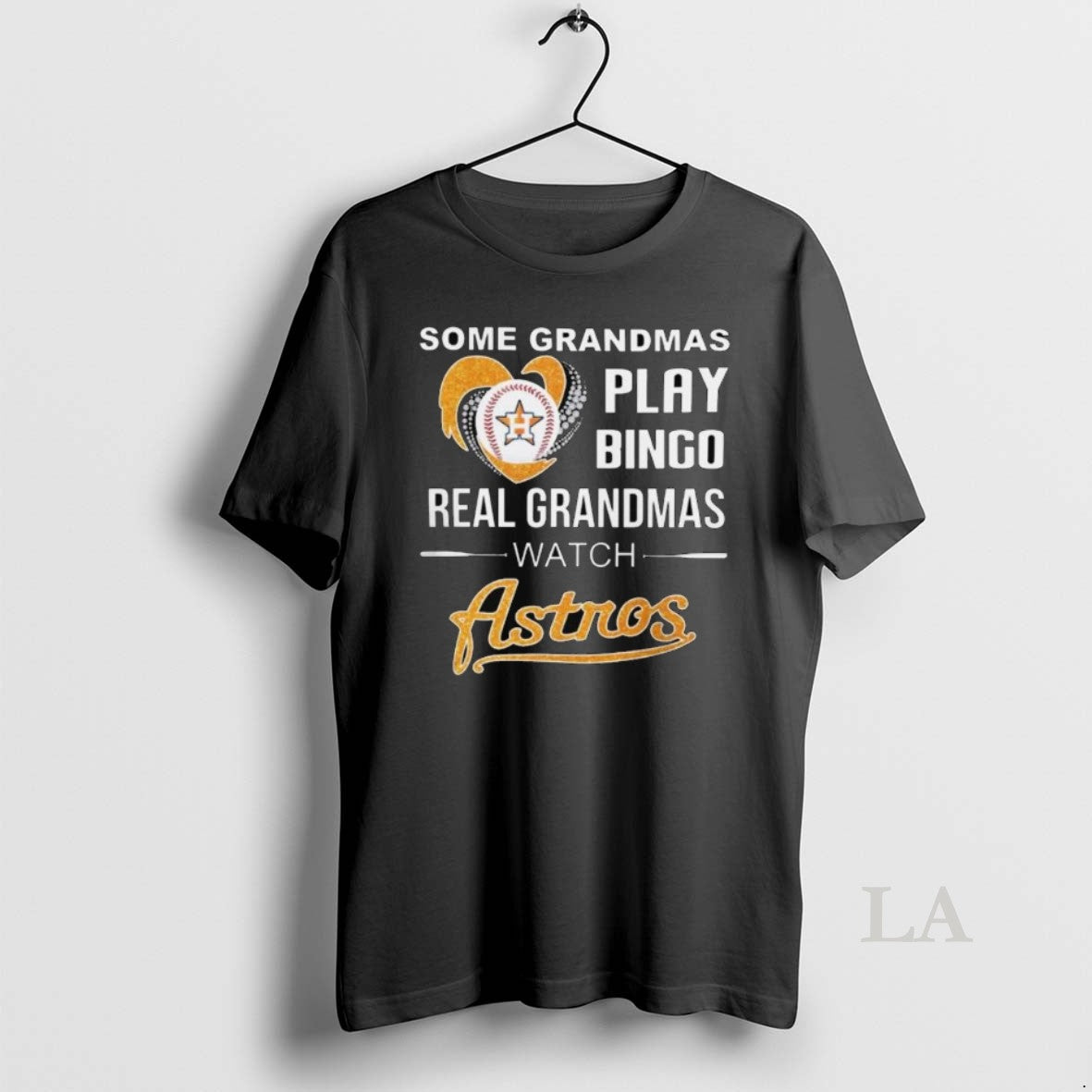 Original Some Grandmas Play Bingo Real Grandmas Watch Houston Astros 2025 Long Sleve