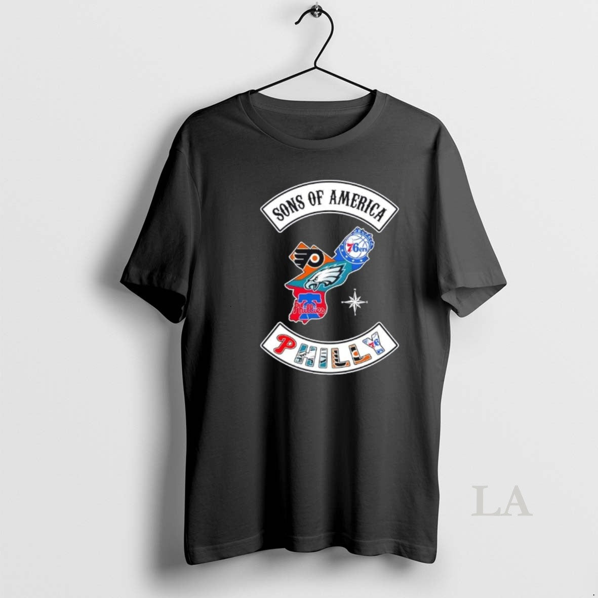 Original Son Of America Philadelphia Map Sports Logos Combine T-Shirts, Hoodie, Sweatshirt | AU18TeeNovaLab.com