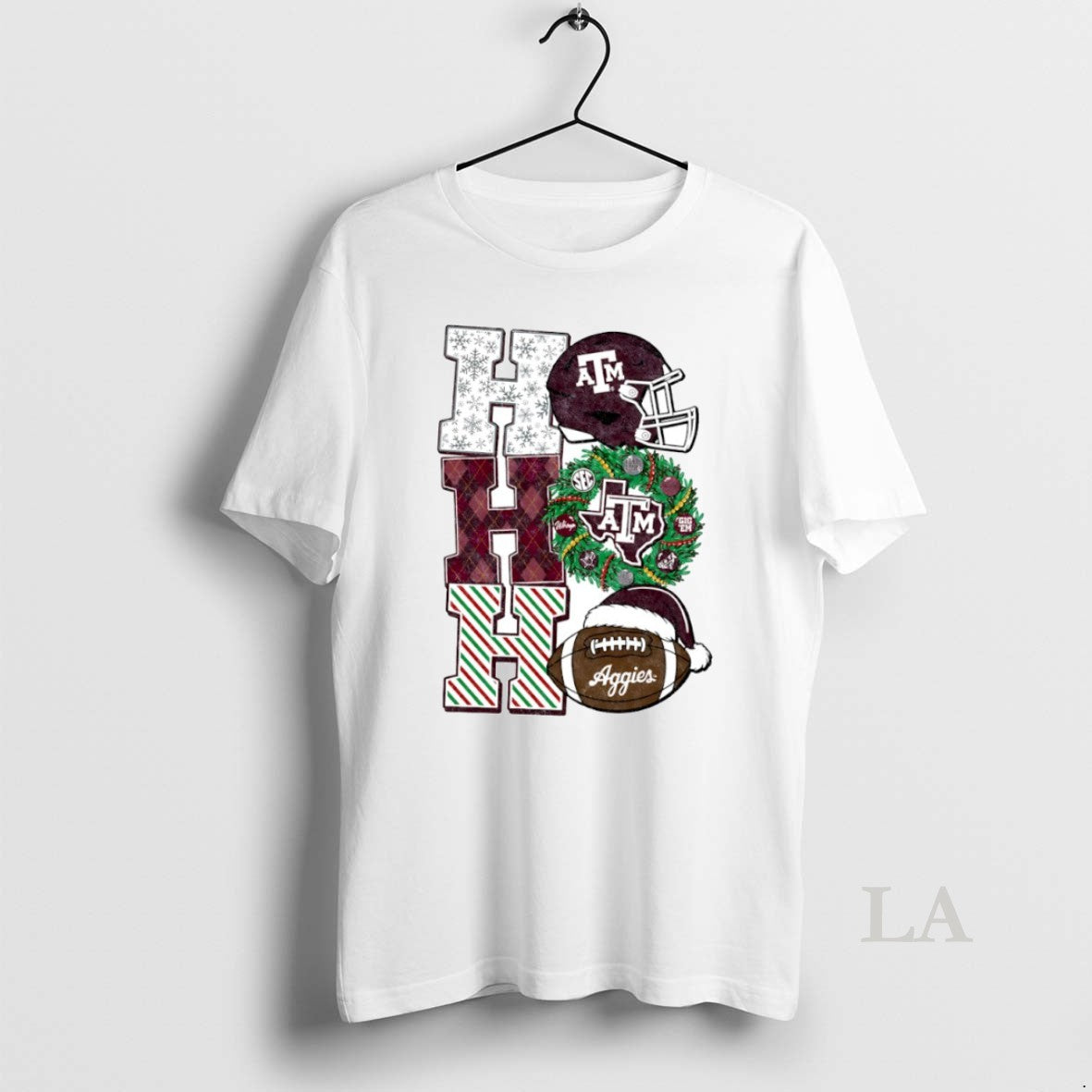 Original Texas A And M Aggies Ho Ho Ho Christmas Helmet Circle T-Shirts, Hoodie, Sweatshirt | AU18TeeNovaLab.com