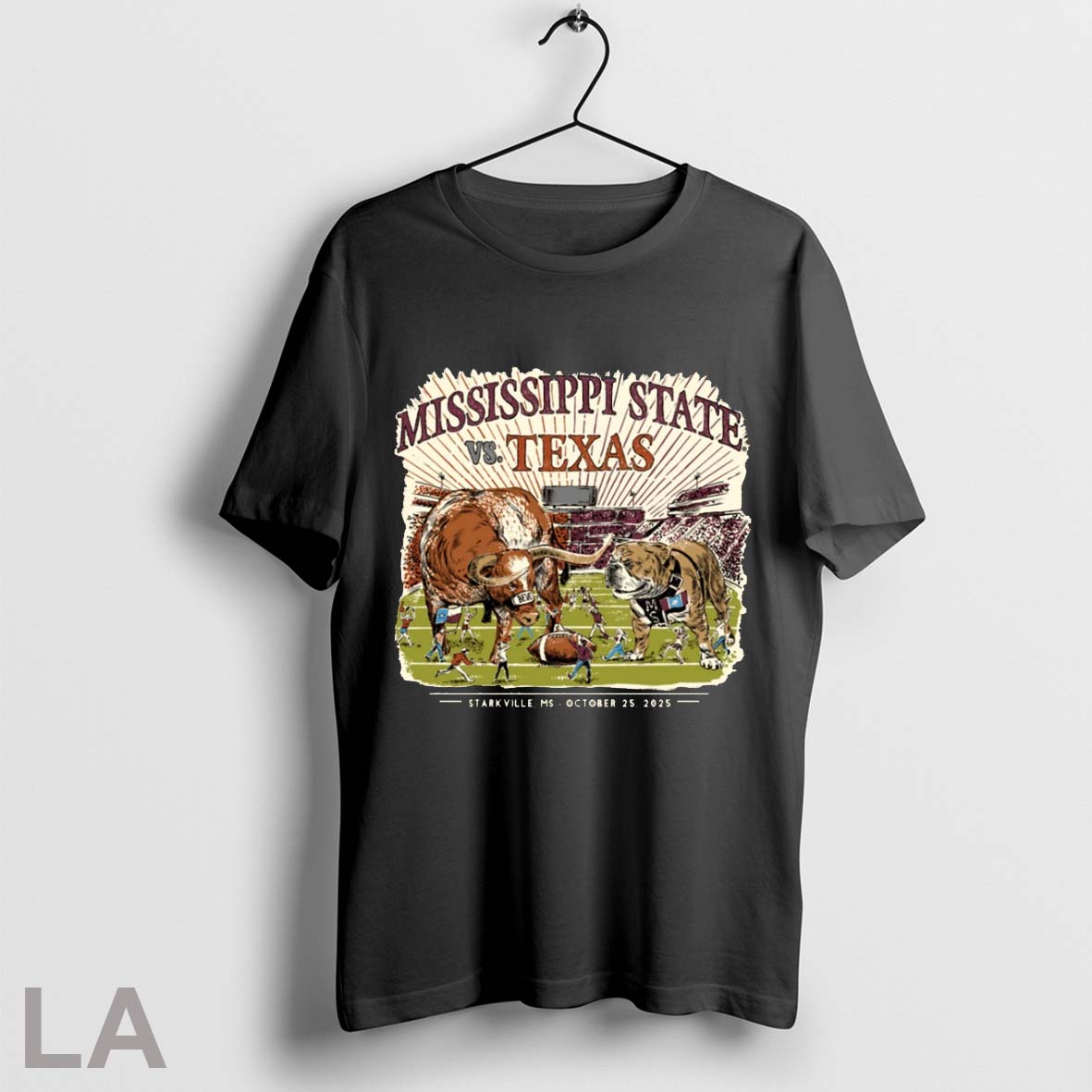 Original Texas Longhorns Vs Mississippi State Bulldogs Game Day October 25 2025 Starkville Ms