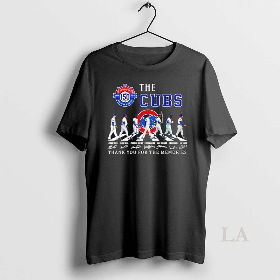 Original The Chicago Cubs Abbey Road 150th Anniversary 1876 2026 Thank You For Memories Signatures T-Shirts, Hoodie,...