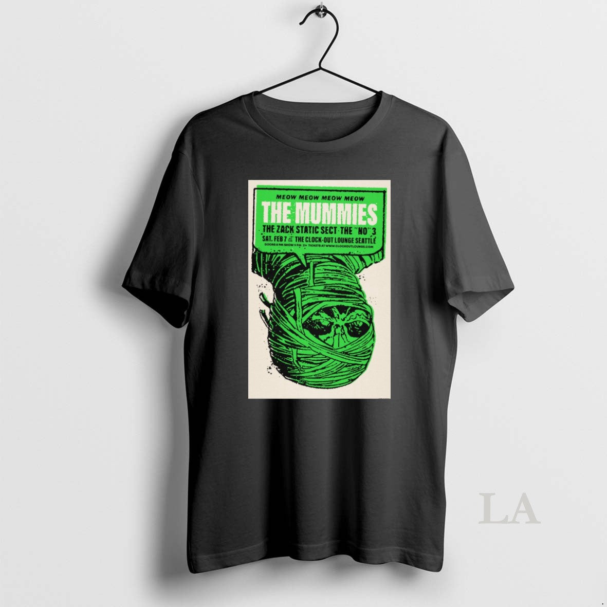 Original The Mummies February 7 2026 At Clock Out Lounge In Seattle Wa T-Shirts, Hoodie, Sweatshirt | AU18TeeNovaLab.com