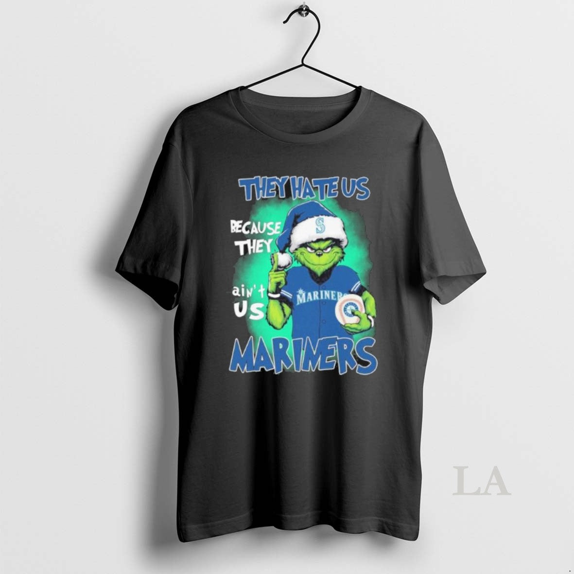 Original They Hate Us Cause They Aint Us Seattle Mariners Grinch Christmas