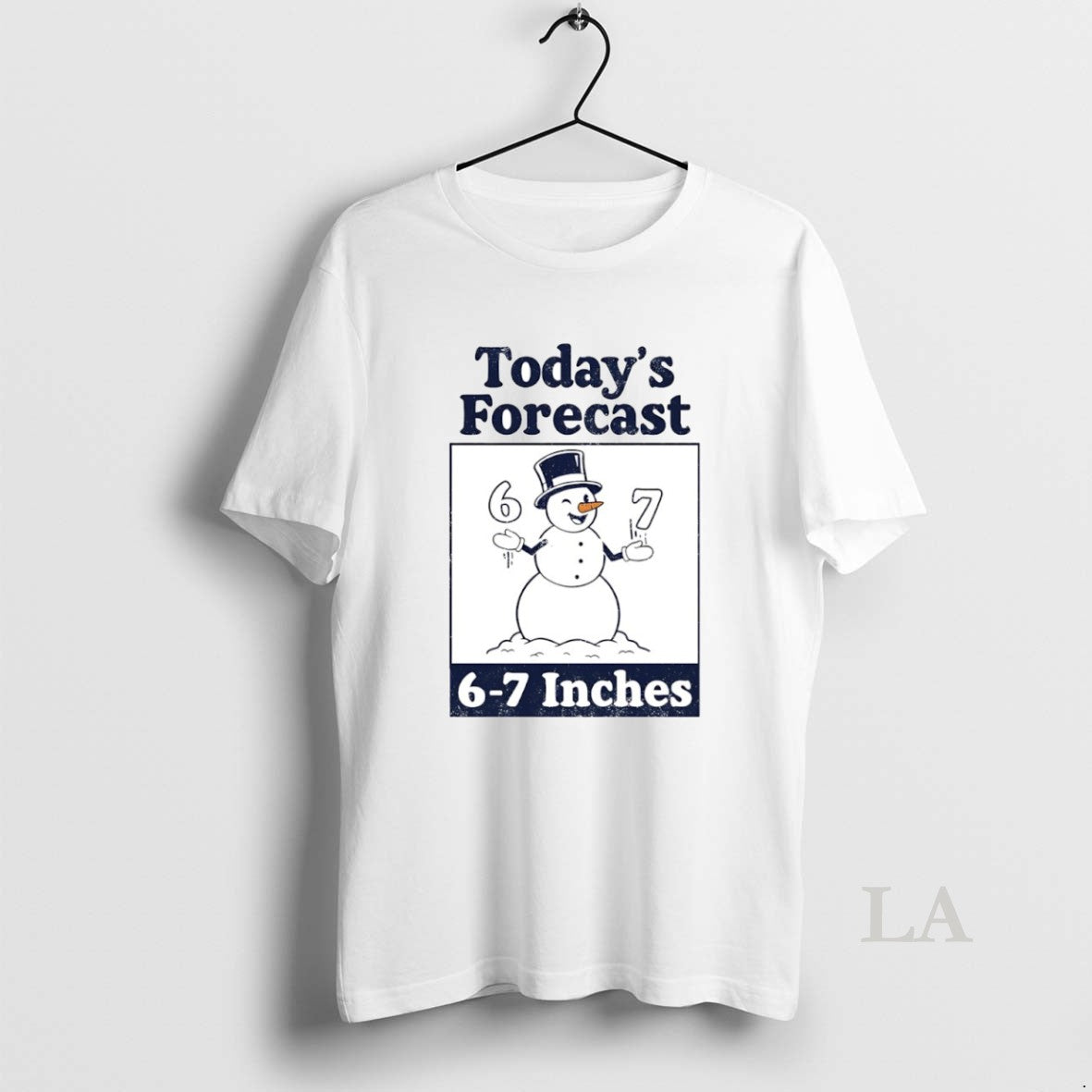 Original Todays Forecast 6 7 Inches Snowman Circle T-Shirts, Hoodie, Sweatshirt | AU18TeeNovaLab.com