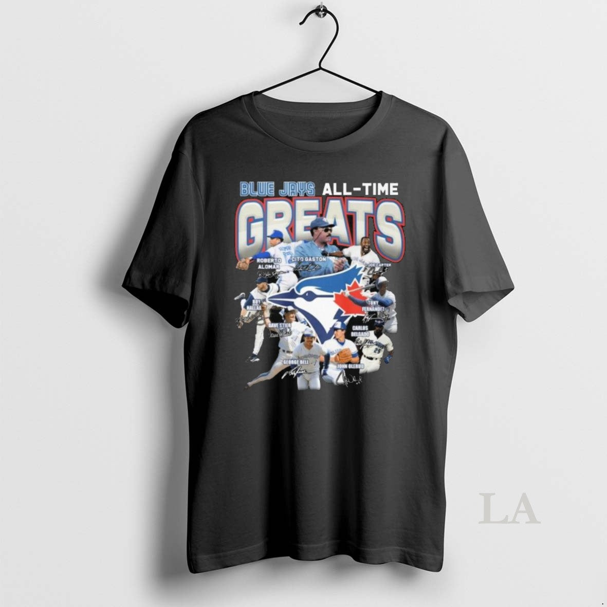 Original Toronto Blue Jays All Time Greats Players Signatures 2025 Long Sleve