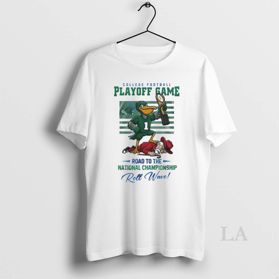Original Tulane Green Wave Ncaa College Football Playoff Game Road To The National Championship Roll T-Shirts, Hoodie,...