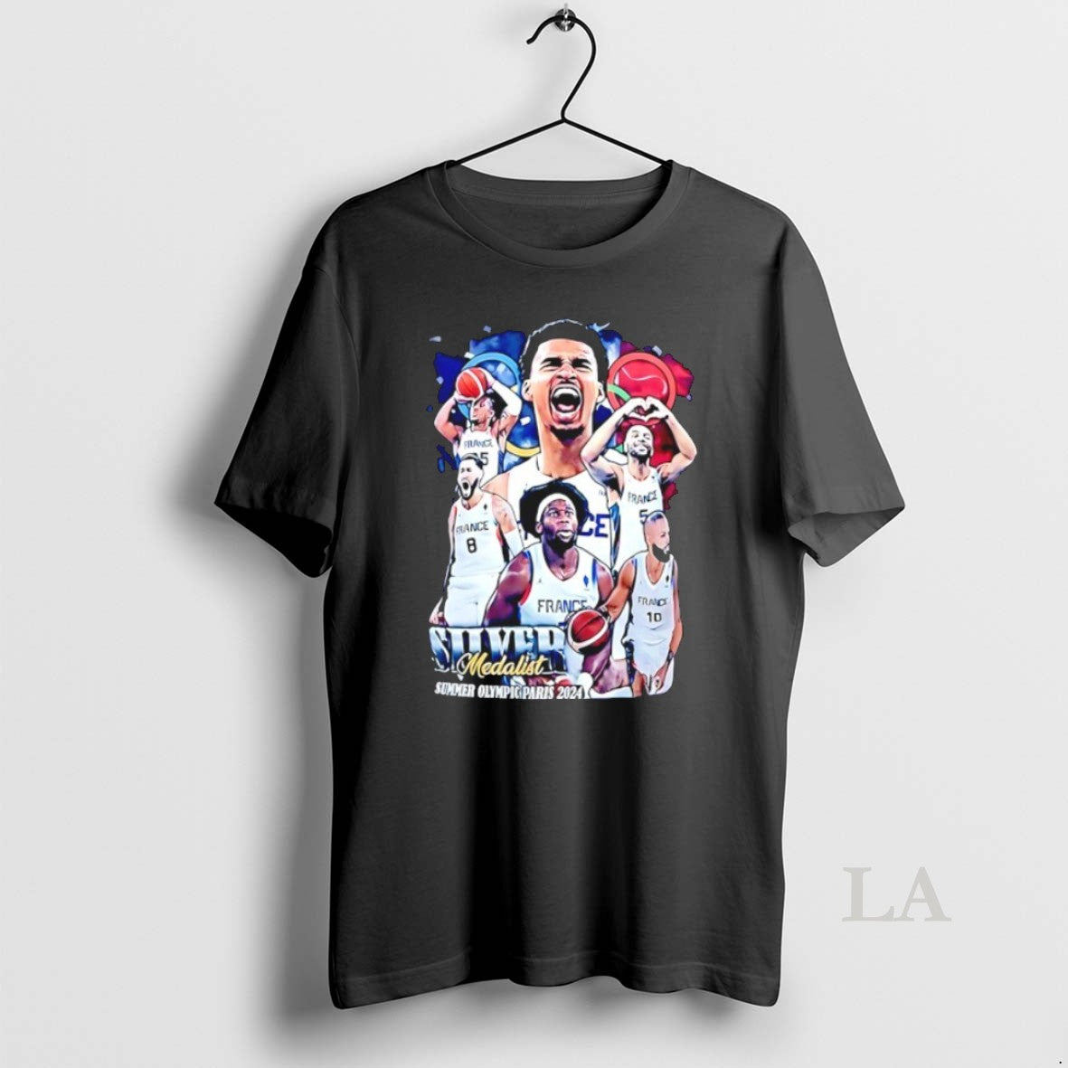 Original Victor Wembanyama Silver Medalist Summer Olympic Paris 2024 T-Shirts, Hoodie, Sweatshirt | AU18TeeNovaLab.com