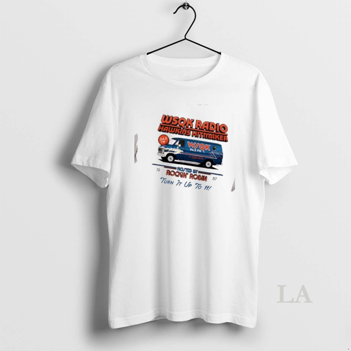 Original Wsqk Radio Hawkins Hitmaker Hosted By Rockin Robin Turn It Up To 1987 Vintage T-Shirts, Hoodie, Sweatshirt