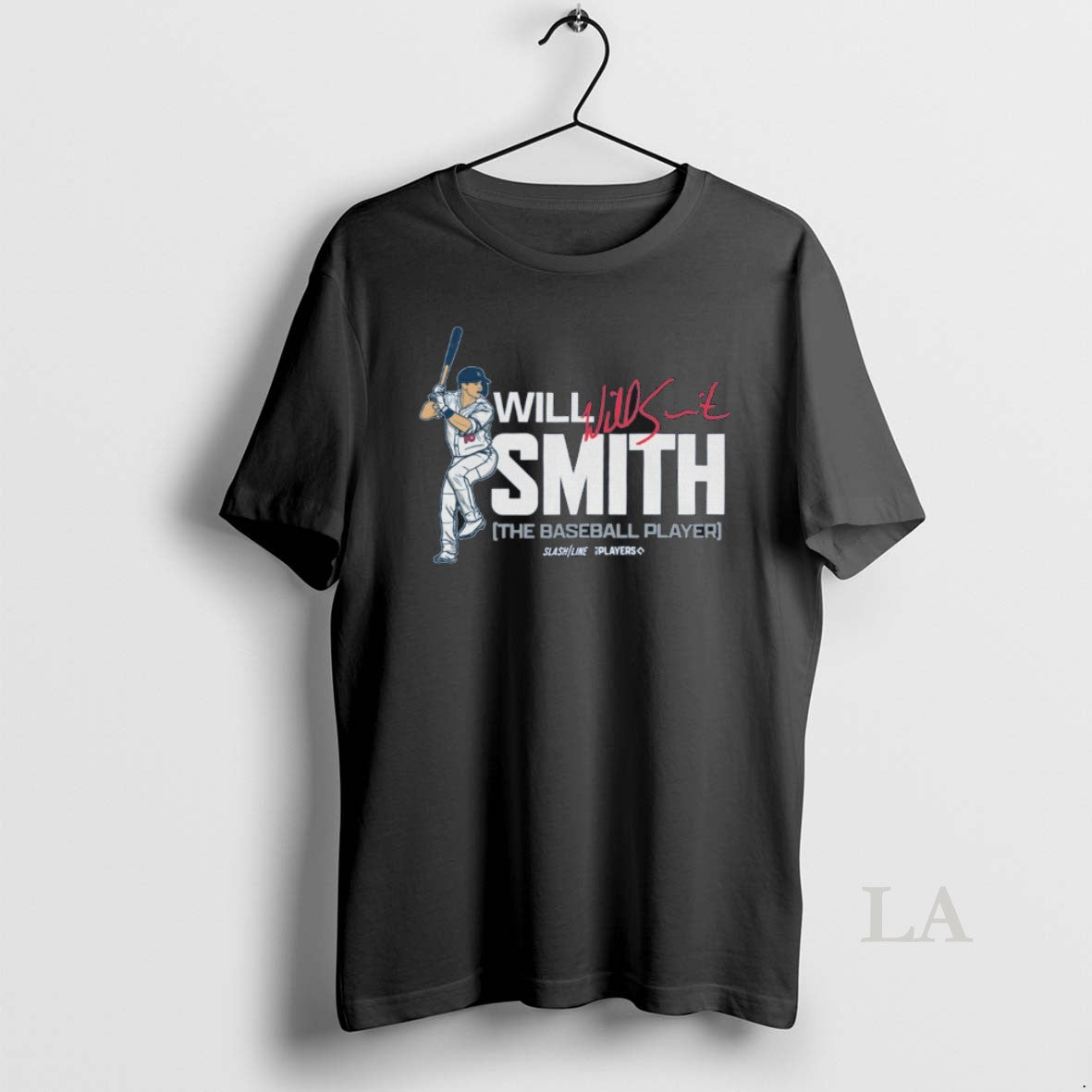 Original Will Smith The Baseball Player Los Angeles Dodgers Mlb Slash Line Signature