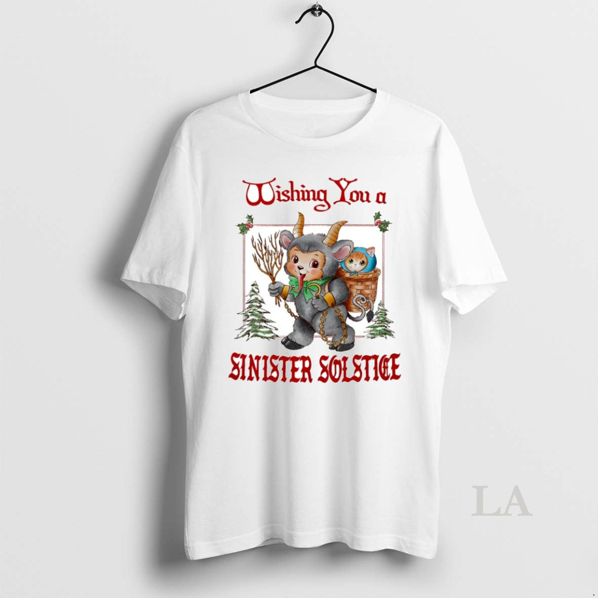 Original Wishing You A Sinister Solstice Circle T-Shirts, Hoodie, Sweatshirt | AU18TeeNovaLab.com