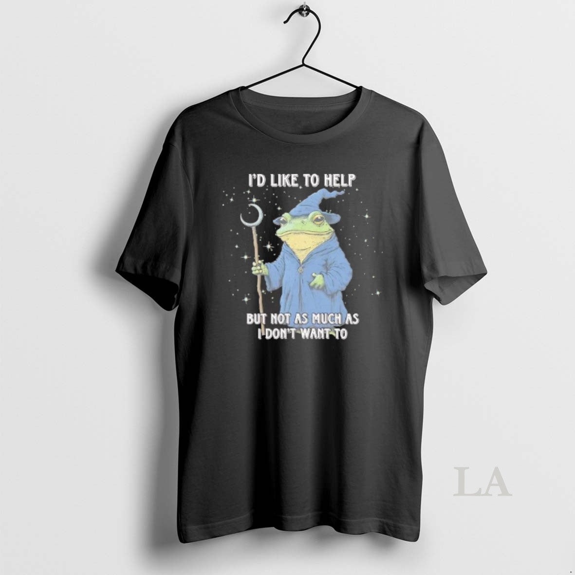 Original Wizard Frog Id Like To Help But Not As Much As I Dont Want T-Shirts, Hoodie, Sweatshirt | AU18TeeNovaLab.com