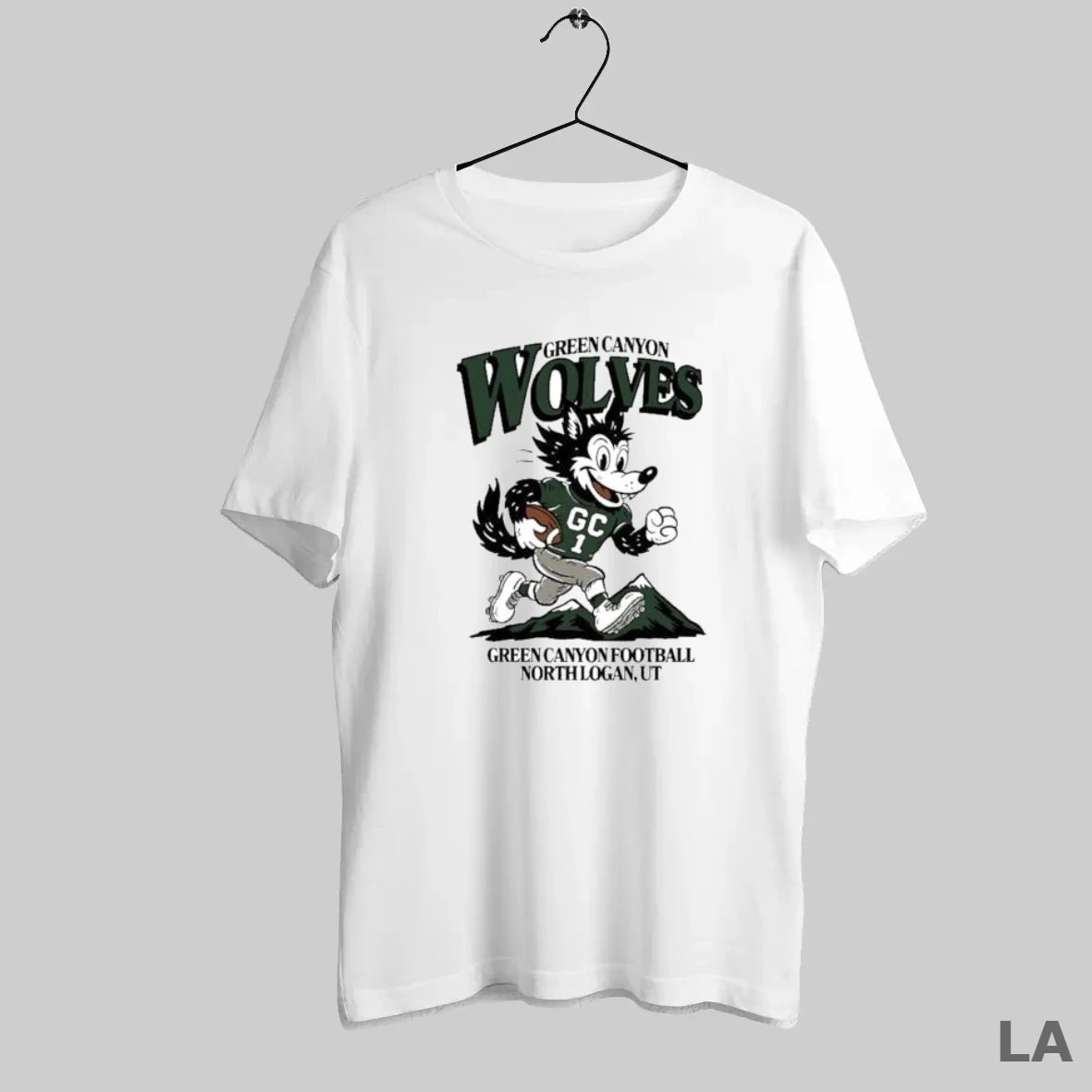 Original Wolves Green Canyon Football North Logan Mascot