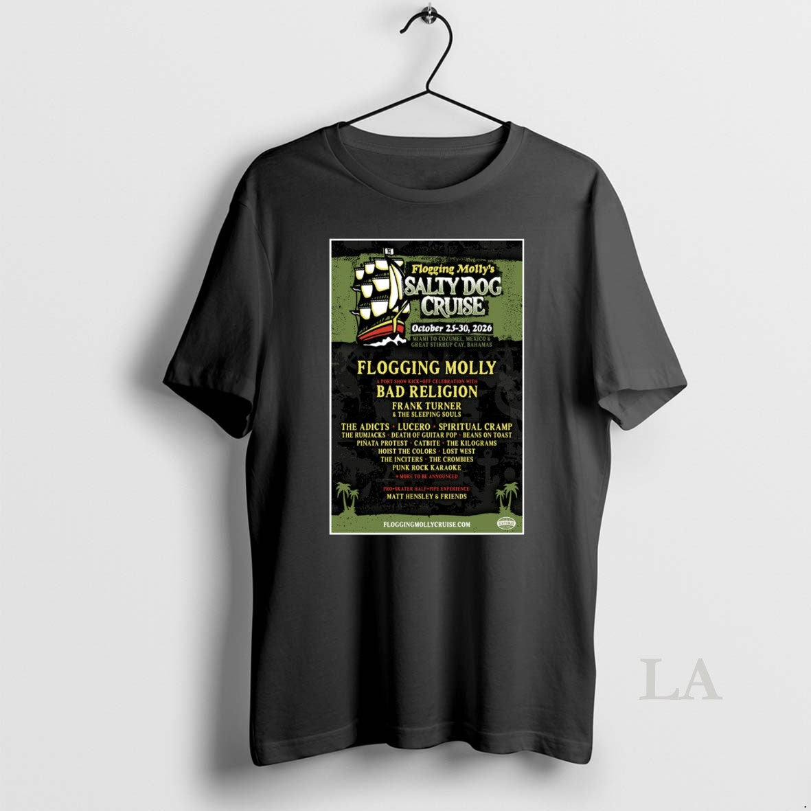 Original Flogging Mollys Salty Dog Cruise October 25 30 2026 Concert T-Shirts, Hoodie, Sweatshirt | AU18TeeNovaLab.com
