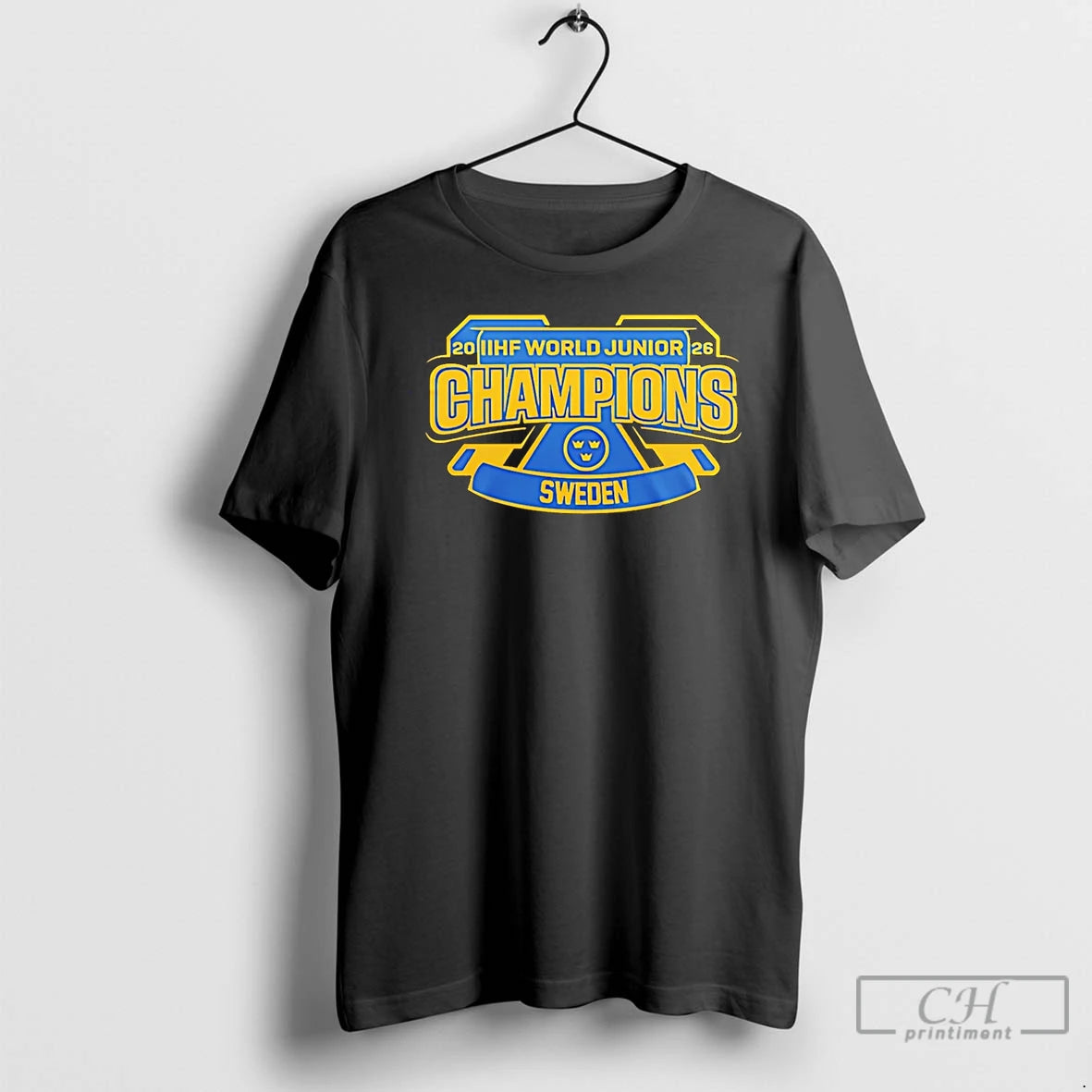 Premium 2026 Iihf World Junior Champions Sweden Tre Kronor Mastare T-Shirts, Hoodie, Sweatshirt | AU18TeeNovaLab.com