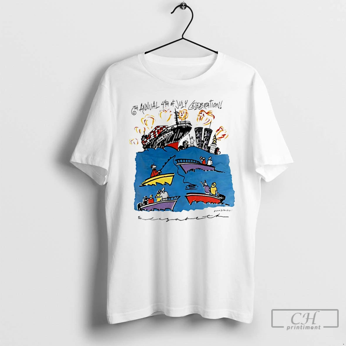 Premium 6th Annual 4th Of July Celebration Art T-Shirts, Hoodie, Sweatshirt | AU18TeeNovaLab.com