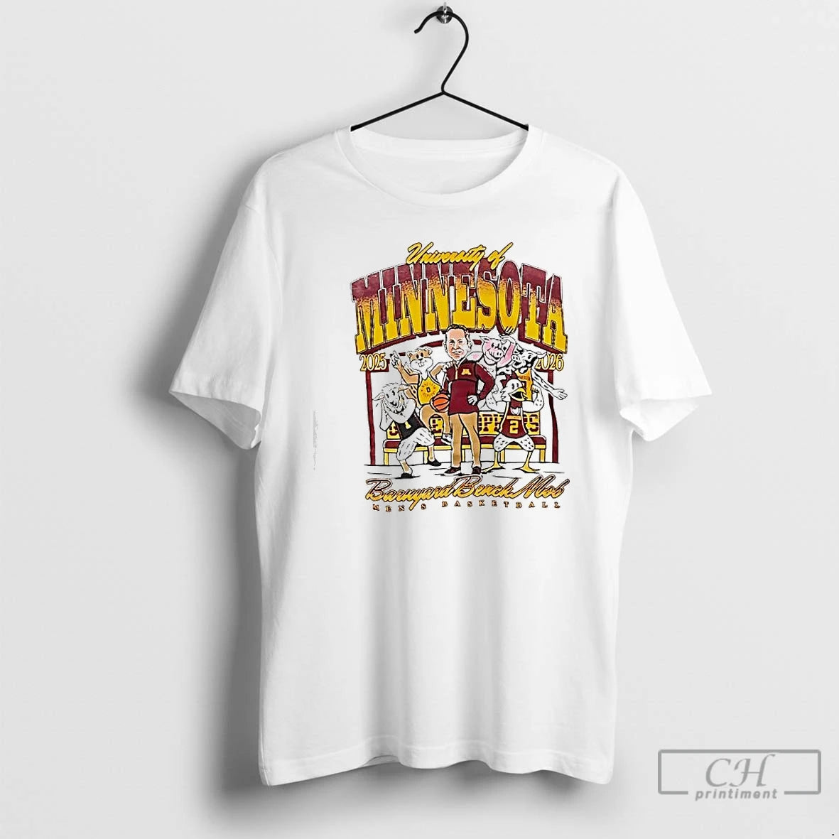 Premium Barnyard Bench Mob University Of Minnesota Golden Gophers Mens Basketball T-Shirts, Hoodie, Sweatshirt