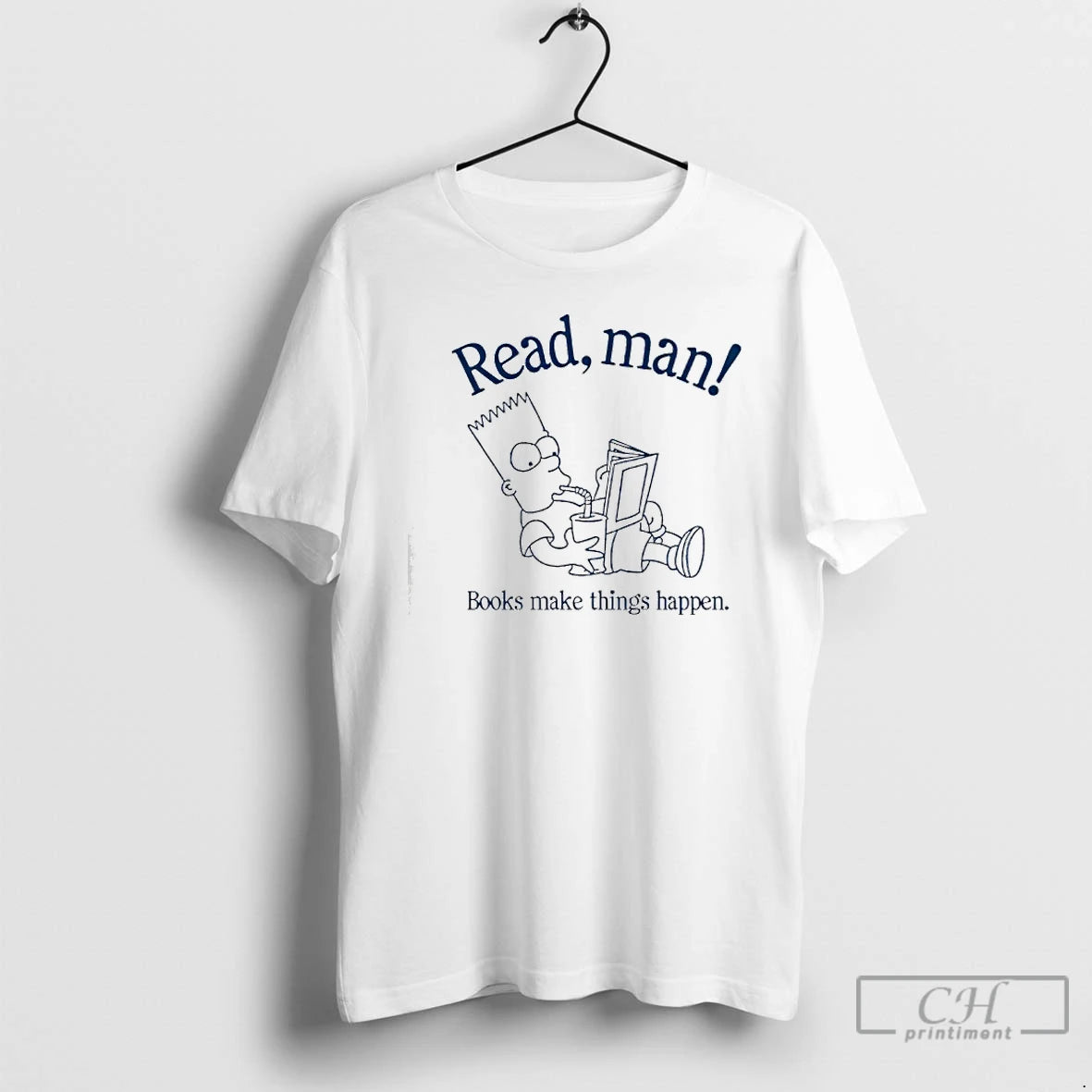 Premium Bartman Read Man Books Make Things Happen T-Shirts, Hoodie, Sweatshirt | AU18TeeNovaLab.com