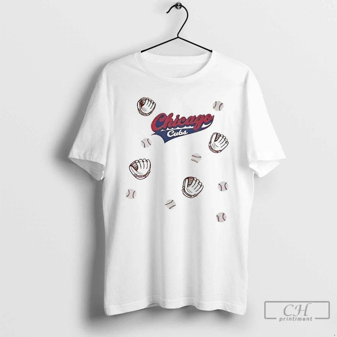 Premium Baseball Glove Chicago Cubs Ornaments T Shirts