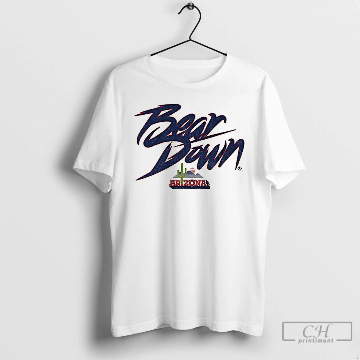 Premium Bear Down Cactus Logo Arizona Wildcats Football 2025 T Shirts
