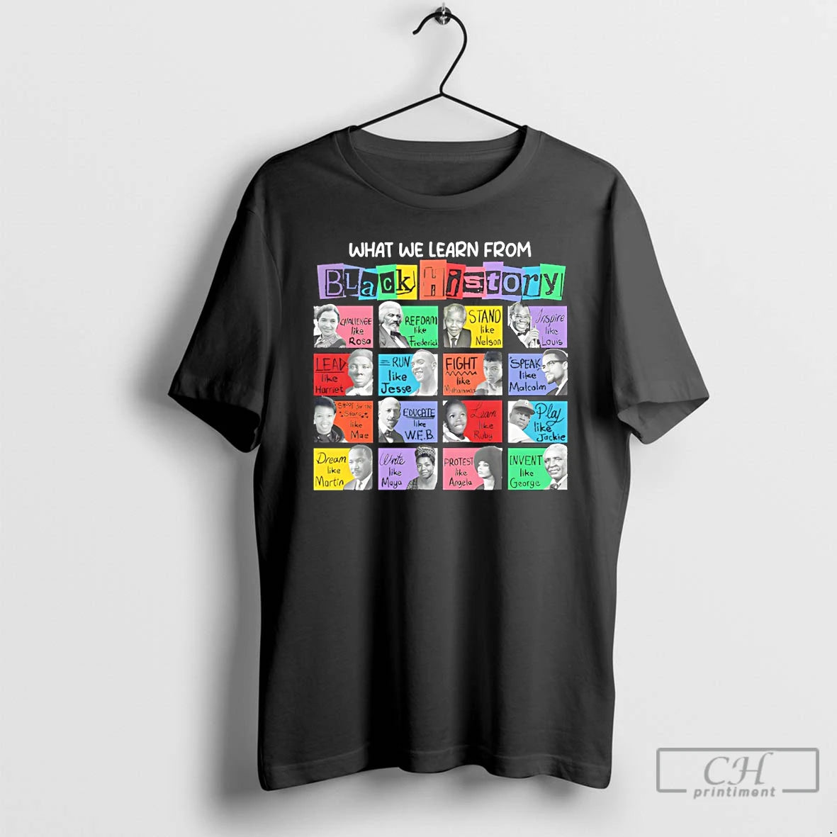 Premium Black History Month What We Learn From Black History Graphic T-Shirts, Hoodie, Sweatshirt | AU18TeeNovaLab.com
