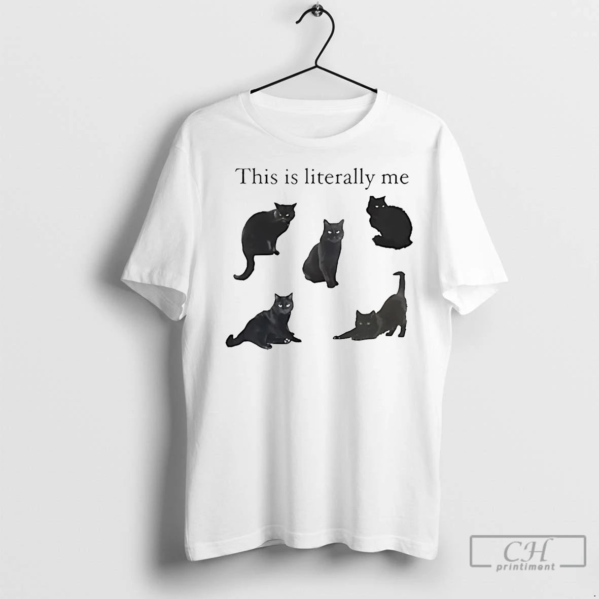 Premium Black Cat This Is Literally Me