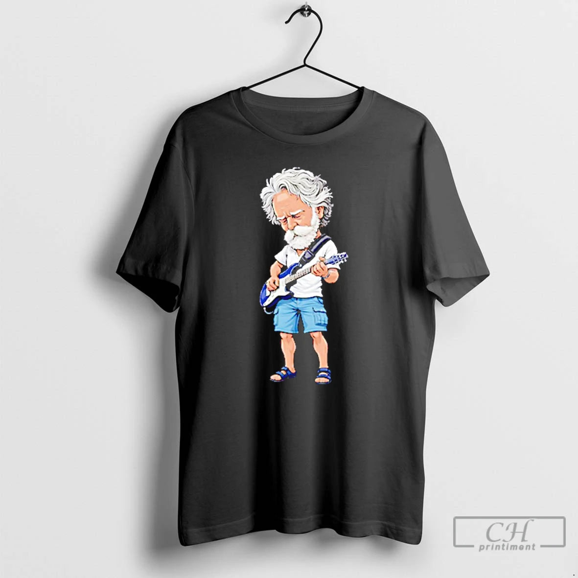 Premium Bob Weir Guitar Illustration T-Shirts, Hoodie, Sweatshirt | AU18TeeNovaLab.com