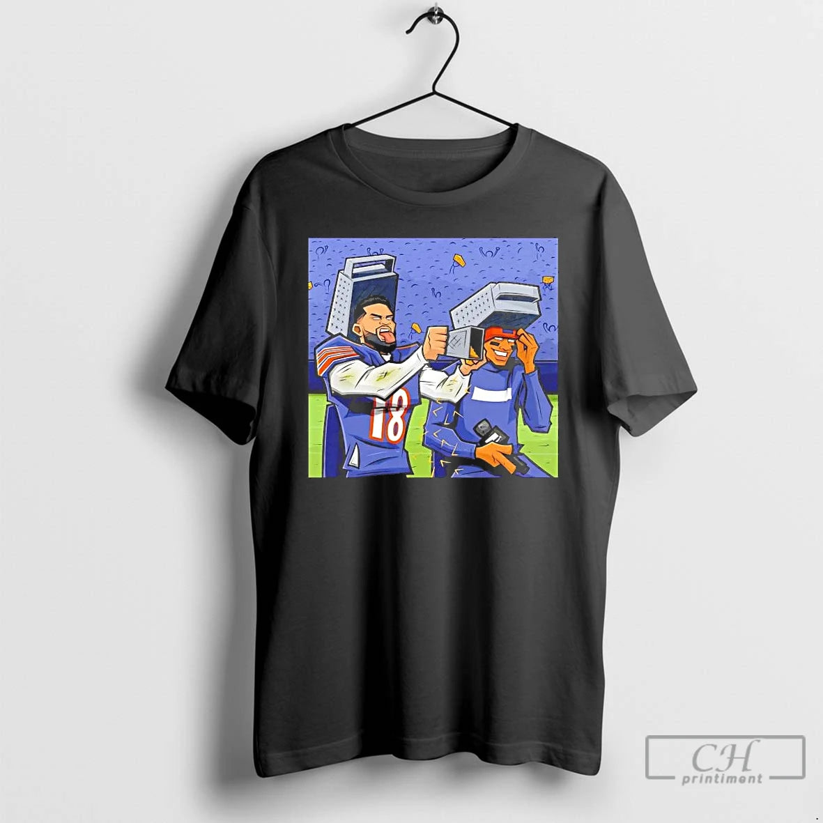 Premium Caleb Williams 2026 Trolling Packers Caricature T-Shirts, Hoodie, Sweatshirt | AU18TeeNovaLab.com