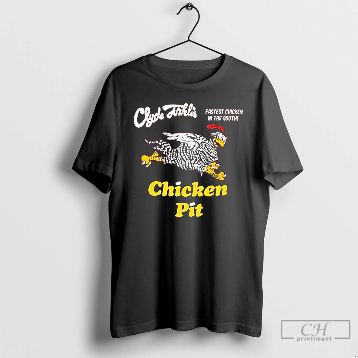 Premium Clyde Dikles Fastest Chicken In The South Chicken Pit T-Shirts, Hoodie, Sweatshirt | AU18TeeNovaLab.com