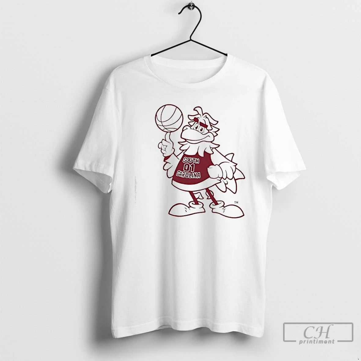Premium Cocky University Of South Carolina Gamecocks Basketball Mascot T-Shirts, Hoodie, Sweatshirt | AU18TeeNovaLab.com