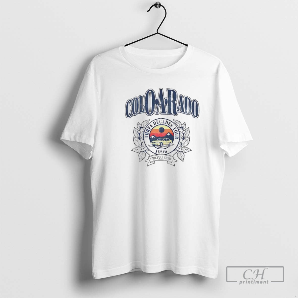 Premium Coloarado Three Decades Tour 1996 Crew Vintage Car Shirt Sweater Hoodie, Sweatshirt | AU18TeeNovaLab.com