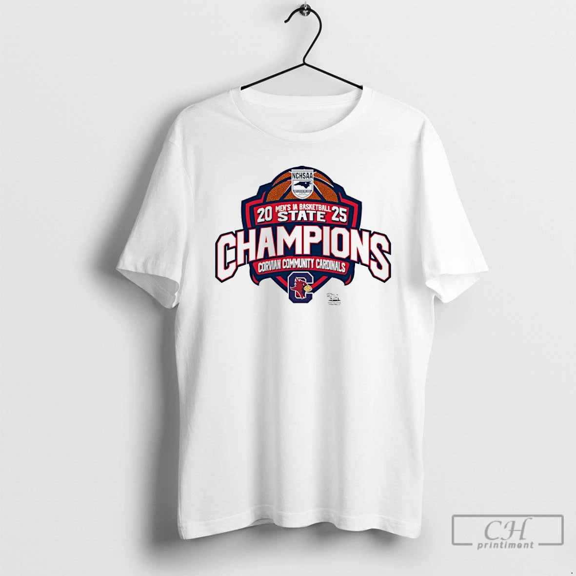 Premium Corvian Community Cardinals 2025 Mens 1a Basketball State Champions T-Shirts, Hoodie, Sweatshirt | AU18TeeNovaLab.com