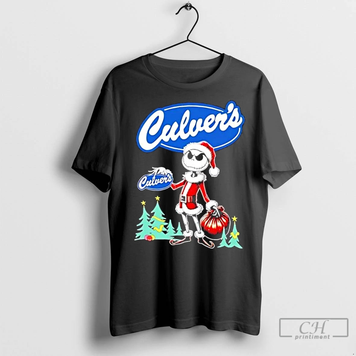 Premium Culvers X Jack Skellington Santa Isnt Real Christmas