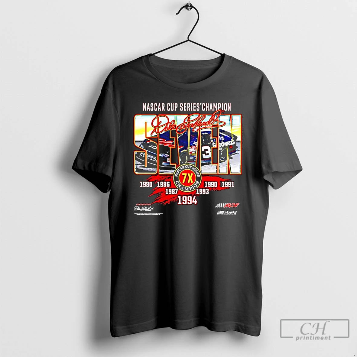 Premium Dale Earnhardt Nascar Cup Series 7x Champion T-Shirts, Hoodie, Sweatshirt | AU18TeeNovaLab.com
