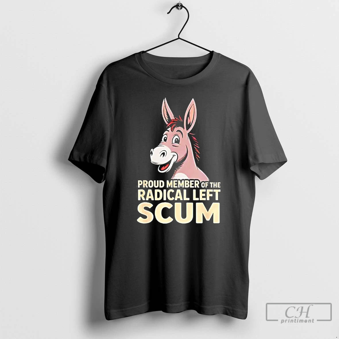 Premium Donkey Proud Member Of The Radical Left Scum T-Shirts, Hoodie, Sweatshirt | AU18TeeNovaLab.com