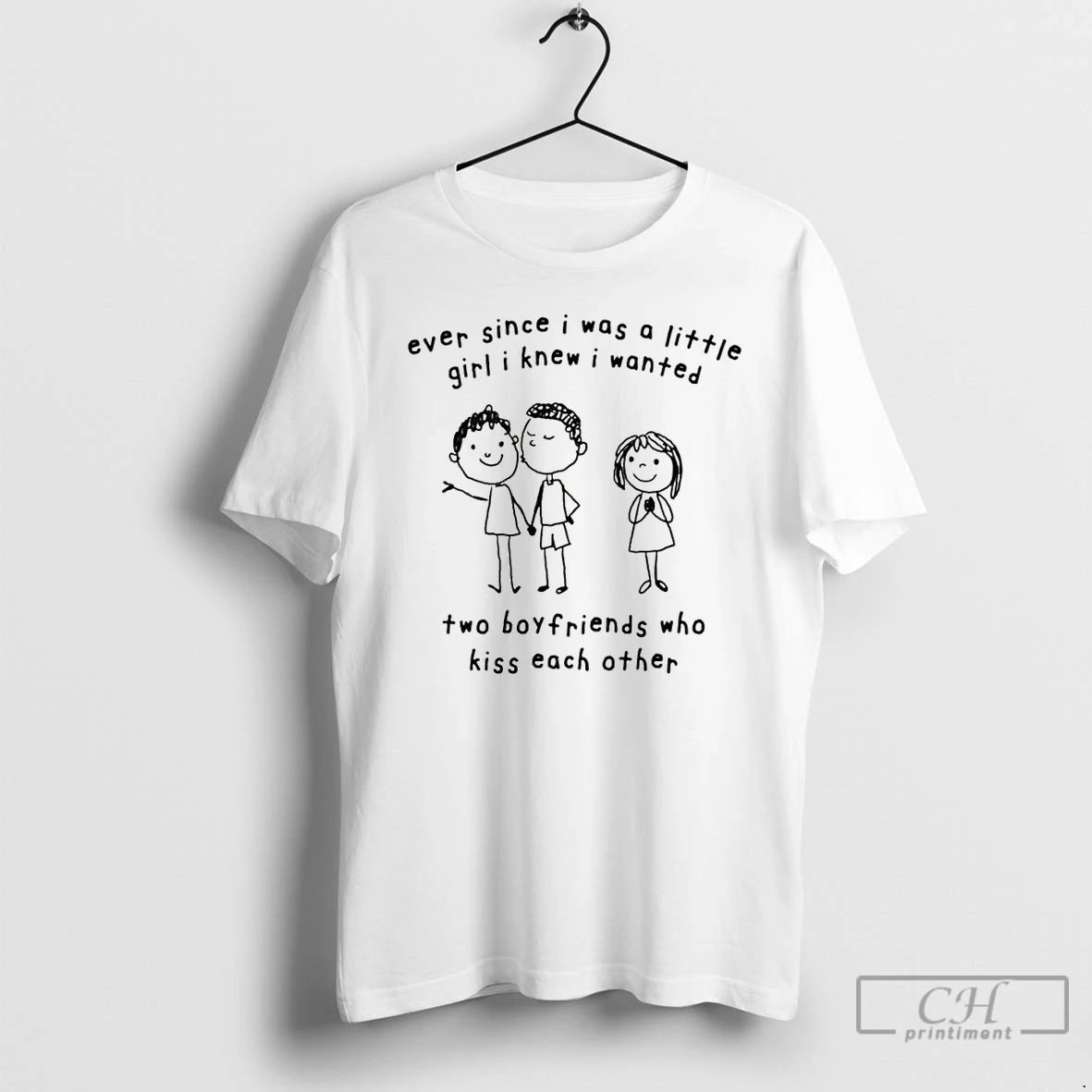 Premium Ever Since I Was A Little Girl I Knew I Wanted Two Boyfriends Who T-Shirts, Hoodie, Sweatshirt | AU18TeeNovaLab.com