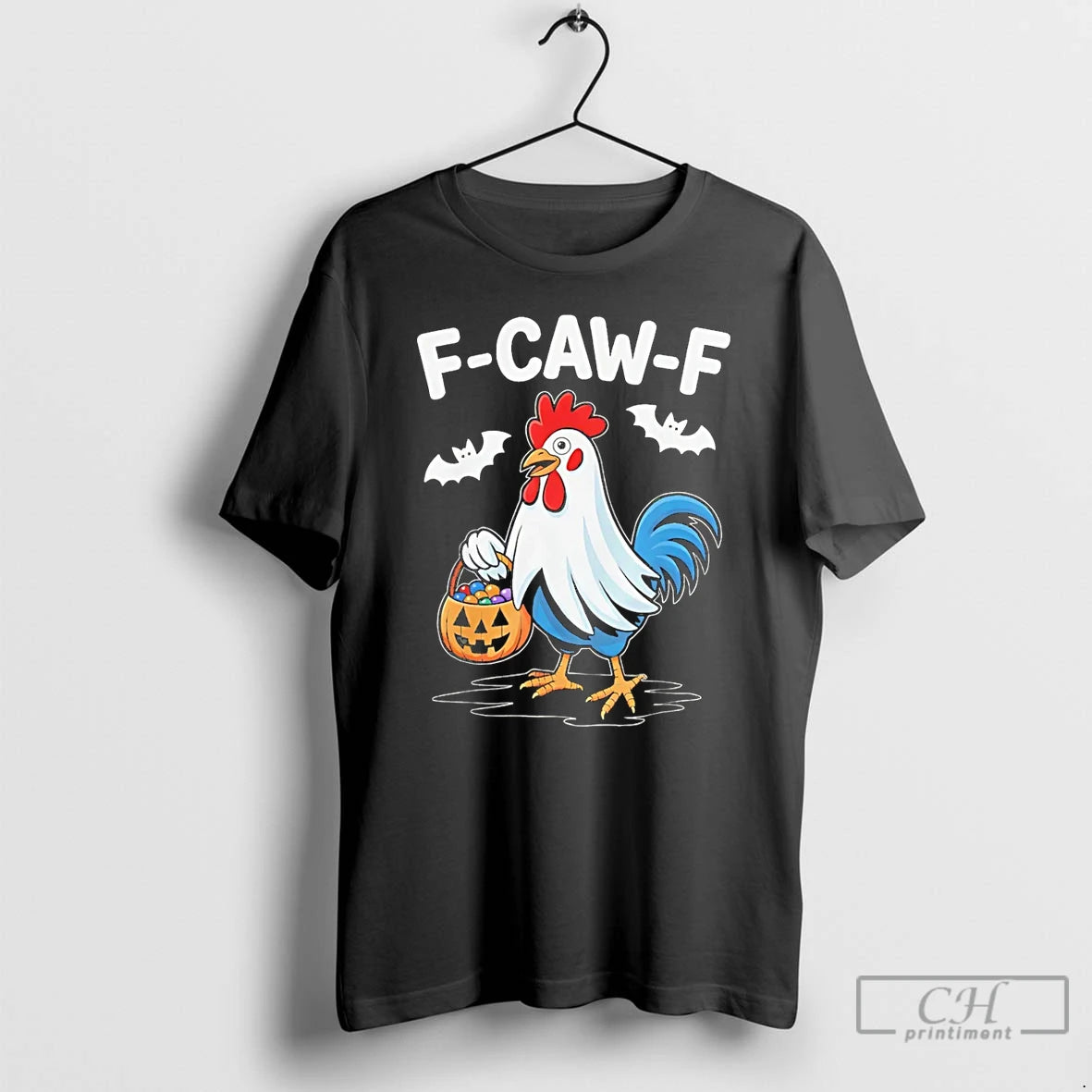 Premium F Caw F Rooster Trick Or Treat Halloween T Shirts