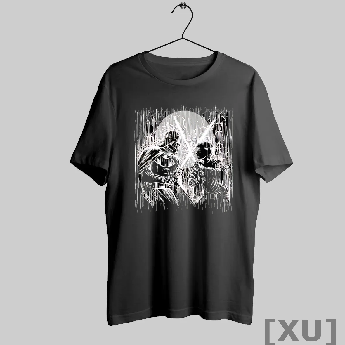 Premium Father And Son Under The Rain T Shirts