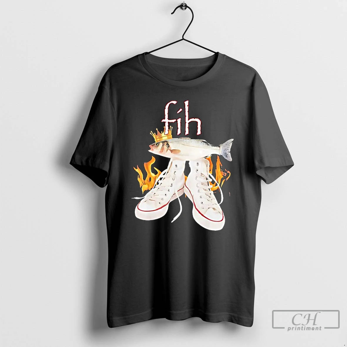 Premium Fih Shoes Fish Misspelled Fish Graphic T-Shirts, Hoodie, Sweatshirt | AU18TeeNovaLab.com