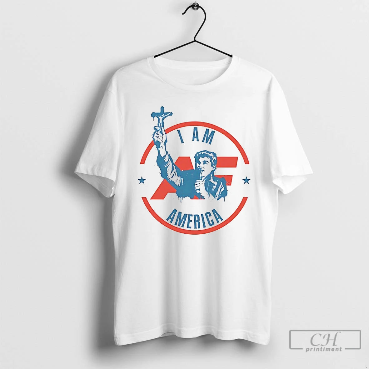 Premium Fuentes America First Crucifix I Am America T-Shirts, Hoodie, Sweatshirt | AU18TeeNovaLab.com