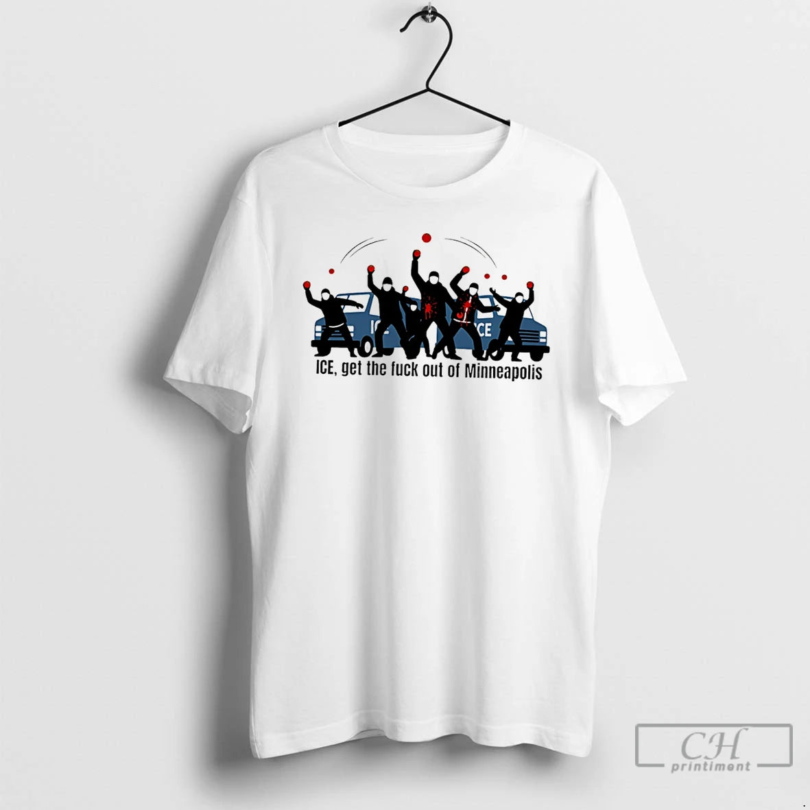 Premium Get The Fuck Out Of Minneapolis Anti Trump T-Shirts, Hoodie, Sweatshirt | AU18TeeNovaLab.com