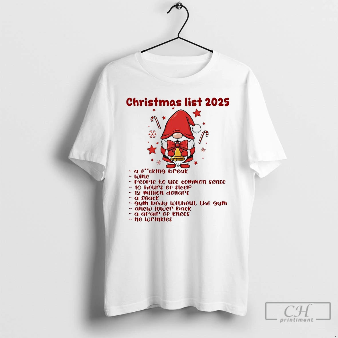 Premium Gnome Christmas List 2025 T-Shirts, Hoodie, Sweatshirt | AU18TeeNovaLab.com