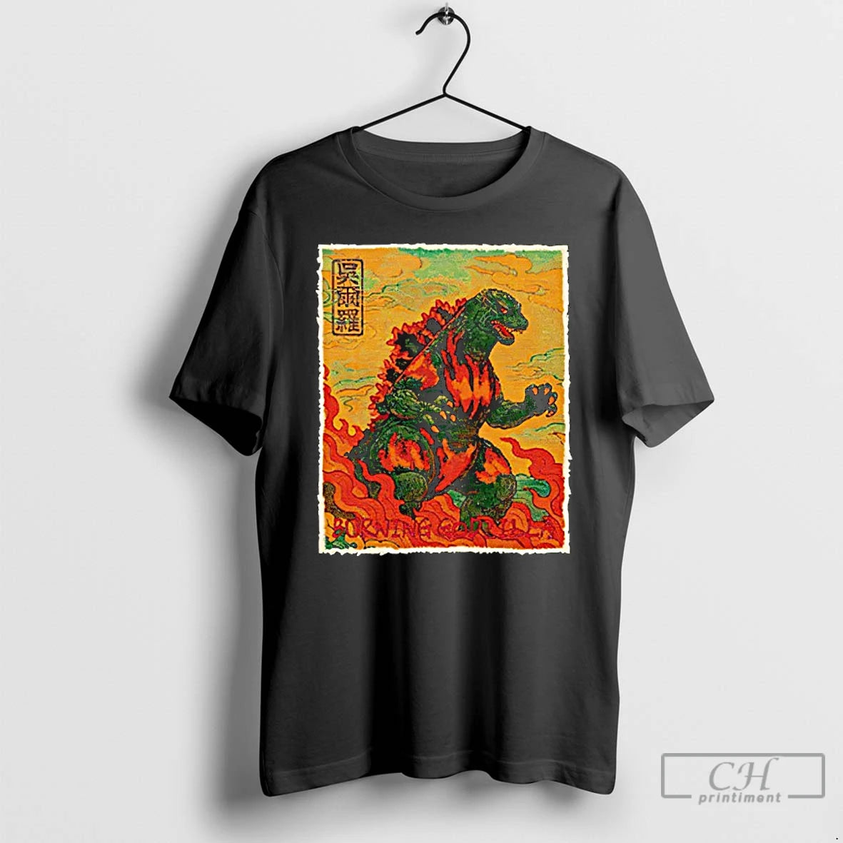 Premium Godzilla Vs Destoroyah 30th Anniversary Scene Illustration T-Shirts, Hoodie, Sweatshirt | AU18TeeNovaLab.com