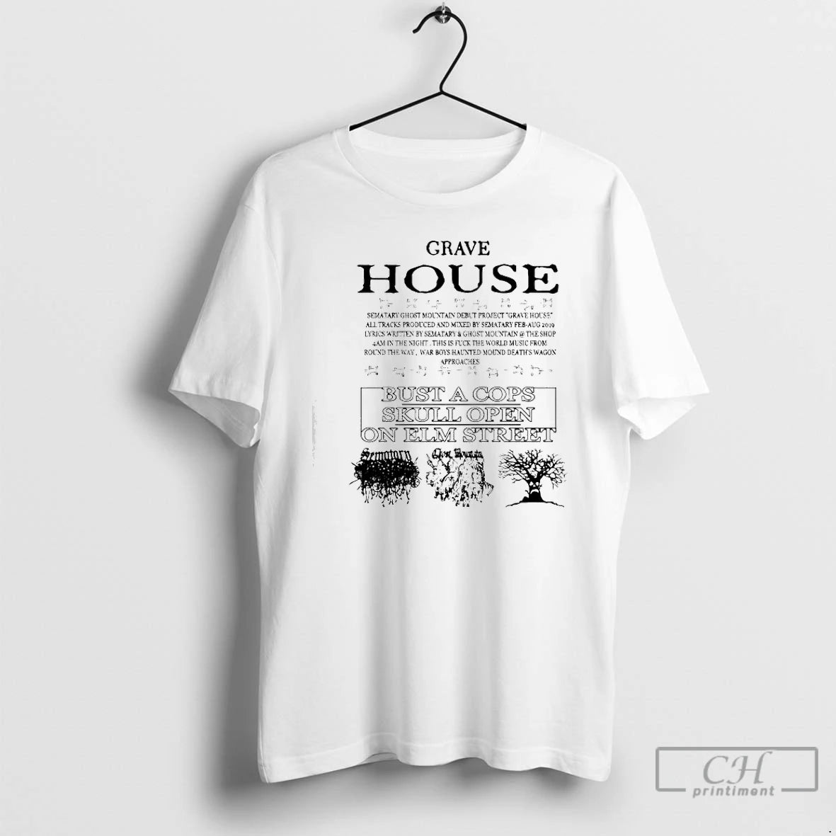 Premium Grave House Haunted Mound Mixtape T-Shirts, Hoodie, Sweatshirt | AU18TeeNovaLab.com