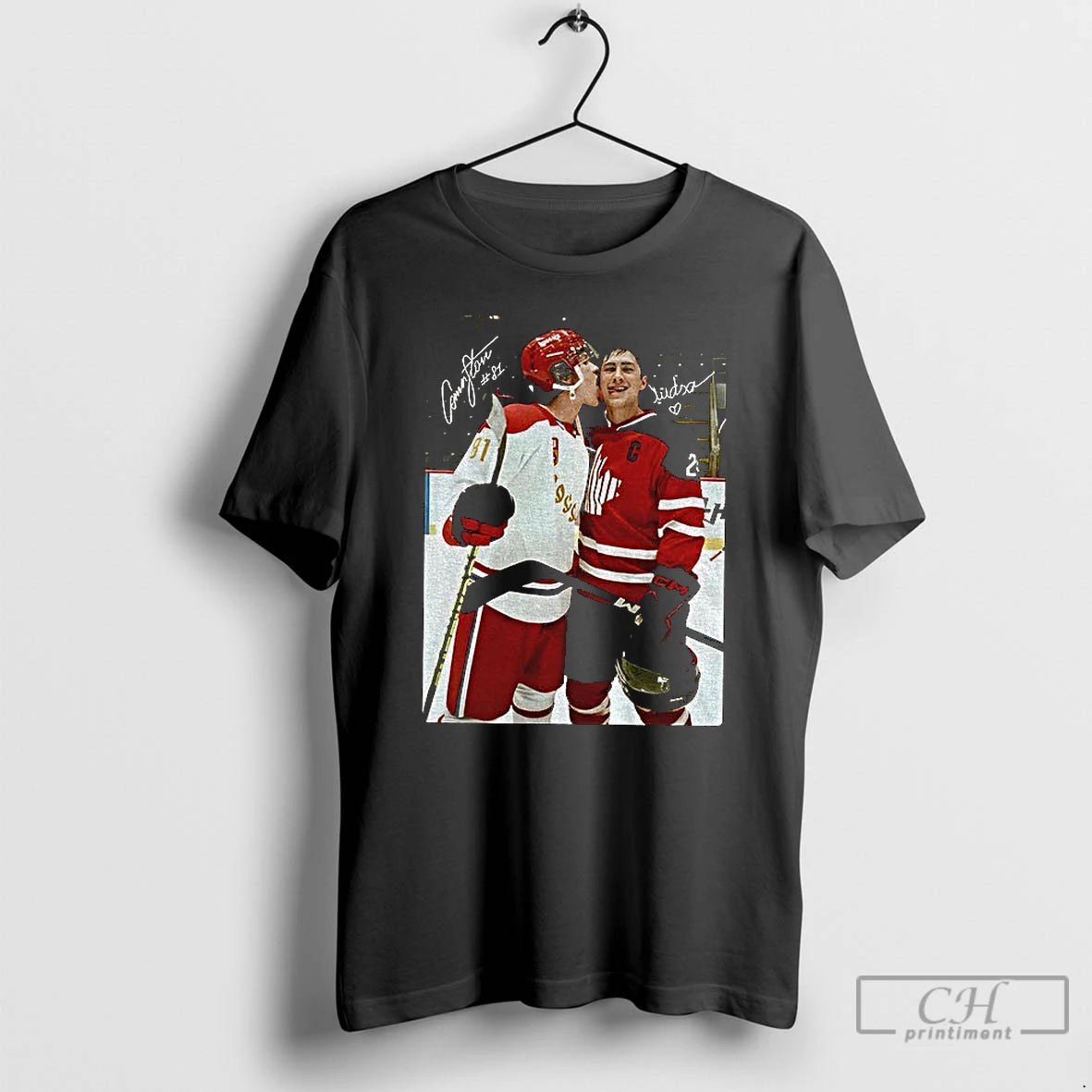 Premium Heated Movie Rivalry Hockey Couple Graphic Signature T-Shirts, Hoodie, Sweatshirt | AU18TeeNovaLab.com