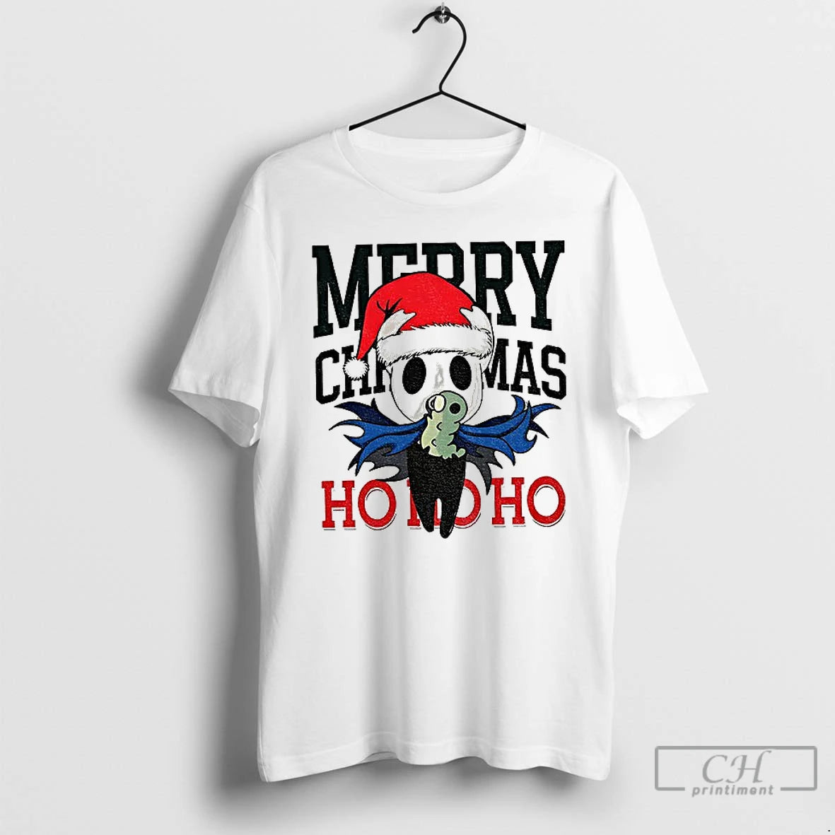 Premium Hollow Knight Ringer Merry Christmas Ho Ho Ho T-Shirts, Hoodie, Sweatshirt | AU18TeeNovaLab.com