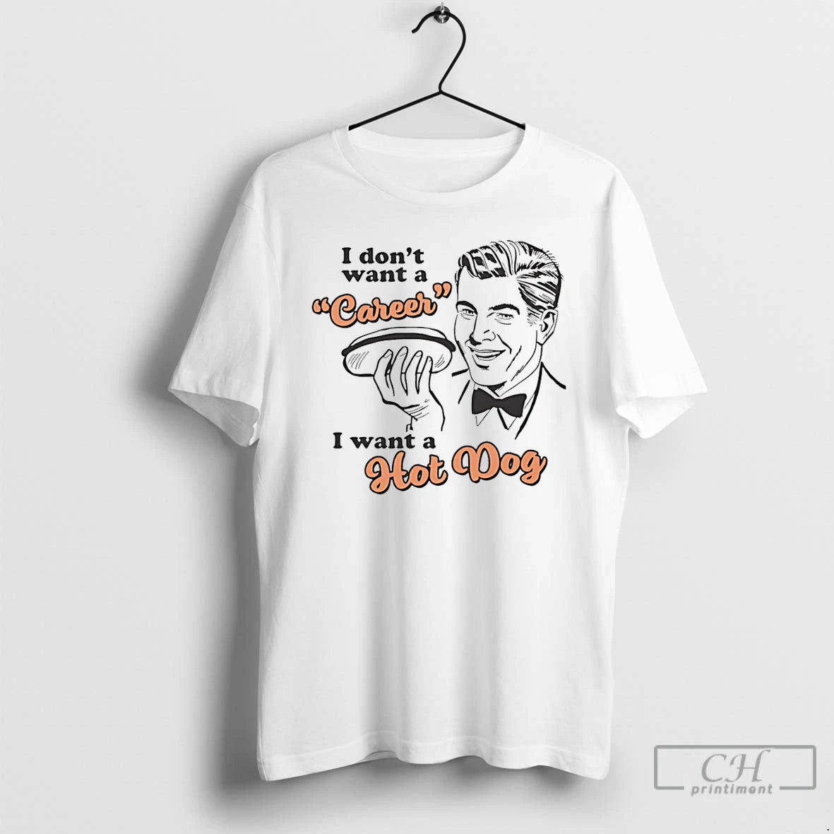 Premium I Dont Want A Career I Want A Hot Dog T-Shirts, Hoodie, Sweatshirt | AU18TeeNovaLab.com