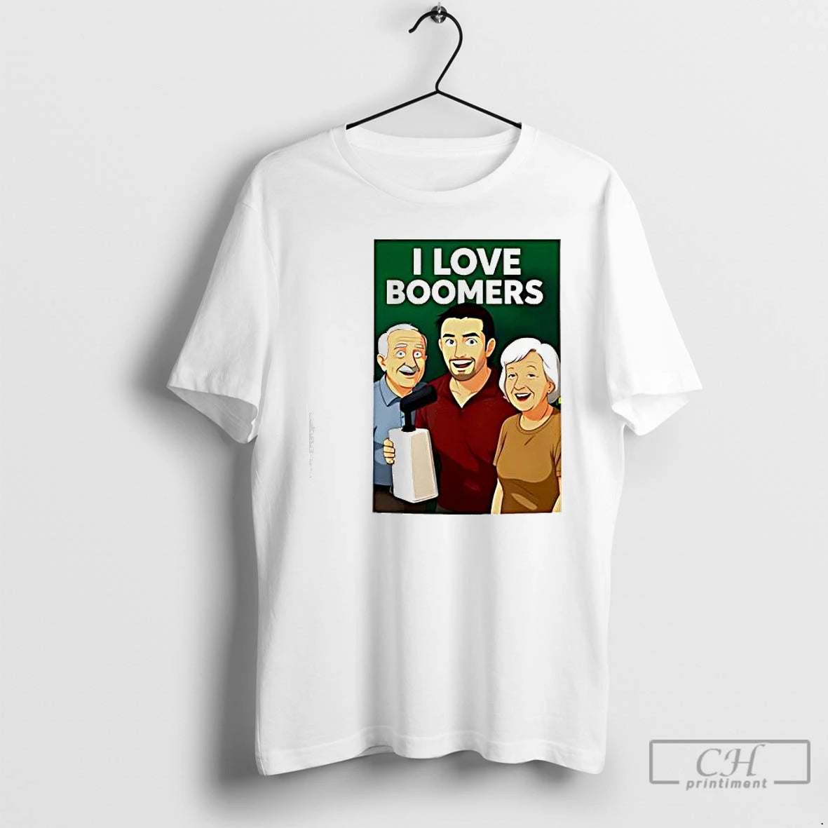 Premium I Love Boomers Graphic T-Shirts, Hoodie, Sweatshirt | AU18TeeNovaLab.com