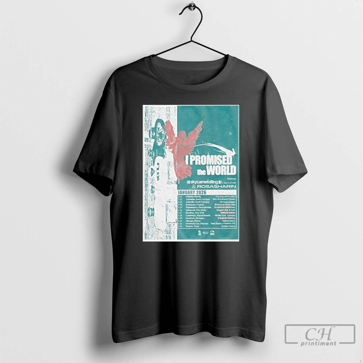 Premium I Promised The World Tour January 2026 T-Shirts, Hoodie, Sweatshirt | AU18TeeNovaLab.com