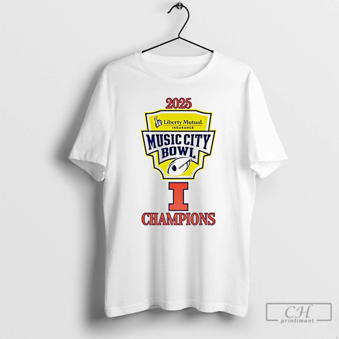 Premium Illinois 2025 Music City Bowl Champions T-Shirts, Hoodie, Sweatshirt | AU18TeeNovaLab.com